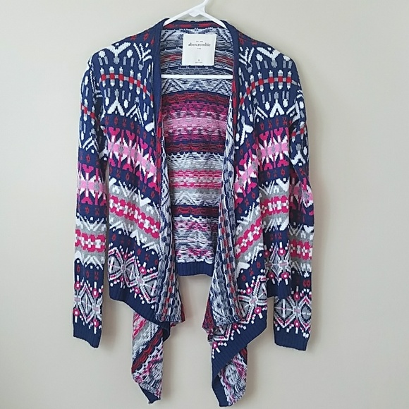 girls waterfall cardigan